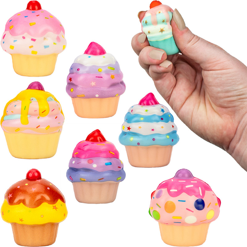 Squishy Cupcake Bulk Vending Toys (100 ct)
