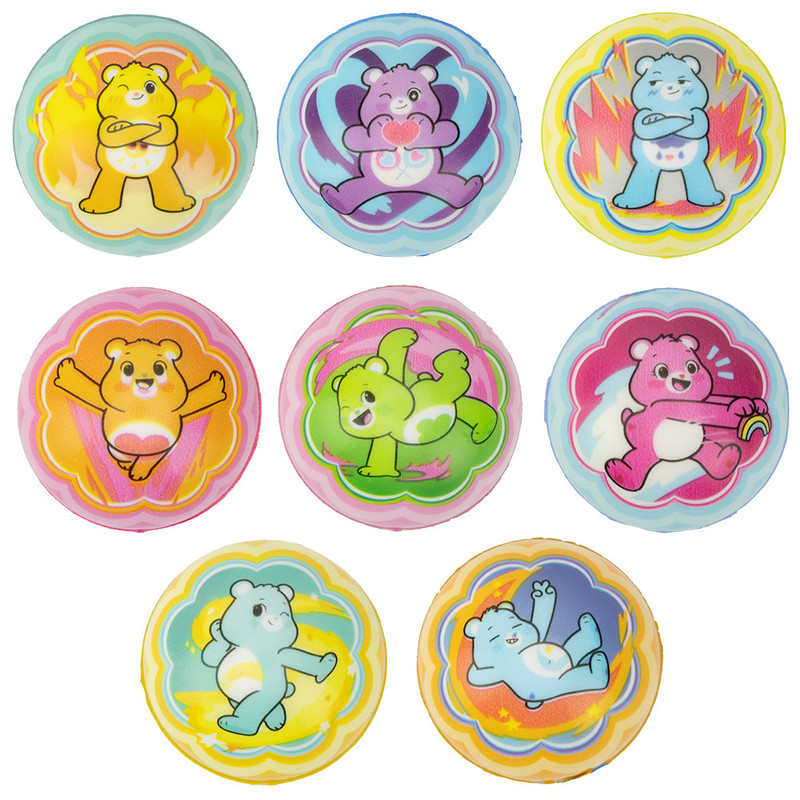 Care Bears™ 50mm Self Vend Foam Balls (2 inch) 50 ct