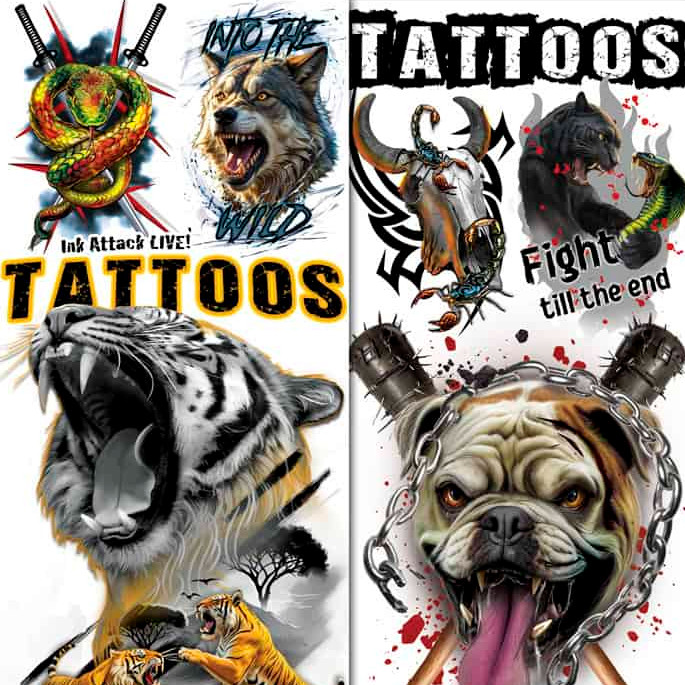 Ink Attack #8 Vending Tattoos (300 ct)