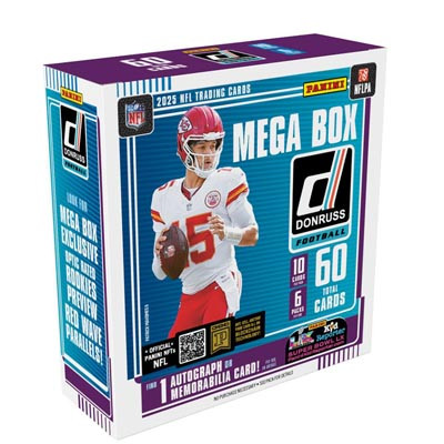 Panini™ Donruss Football Cards Mega Box 2025 (6pcs)