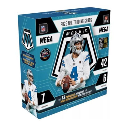 Panini™ Mosaic Football Cards Mega Box 2025 (6pcs)