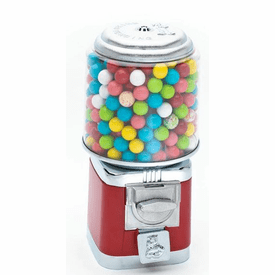 1997 M&M's Minis Candy Dispenser "Pink" from Oddzon /  Cap Toys M&M Collectible