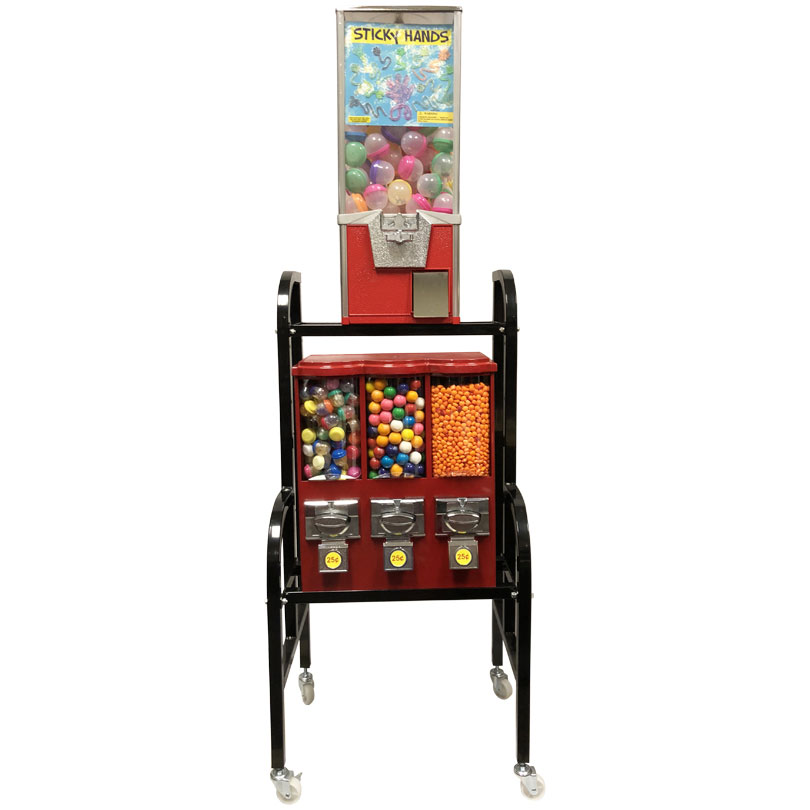 ProVend 3 Way MultiVend Toy Bulk Vending Rack
