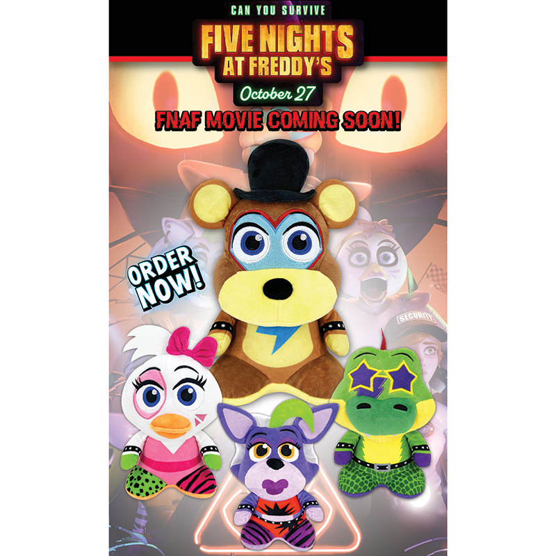 .com: Five Nights at Freddy's Party Favors - Bundle of 12 Sheets 240+  Stickers! : Toys & Games