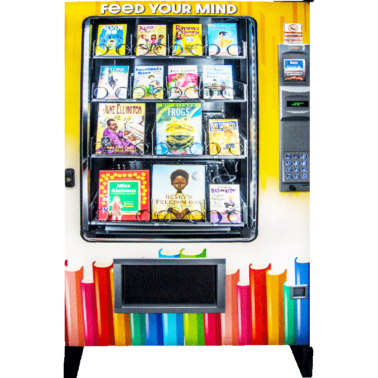 Book Vending Machine - Customized for your School