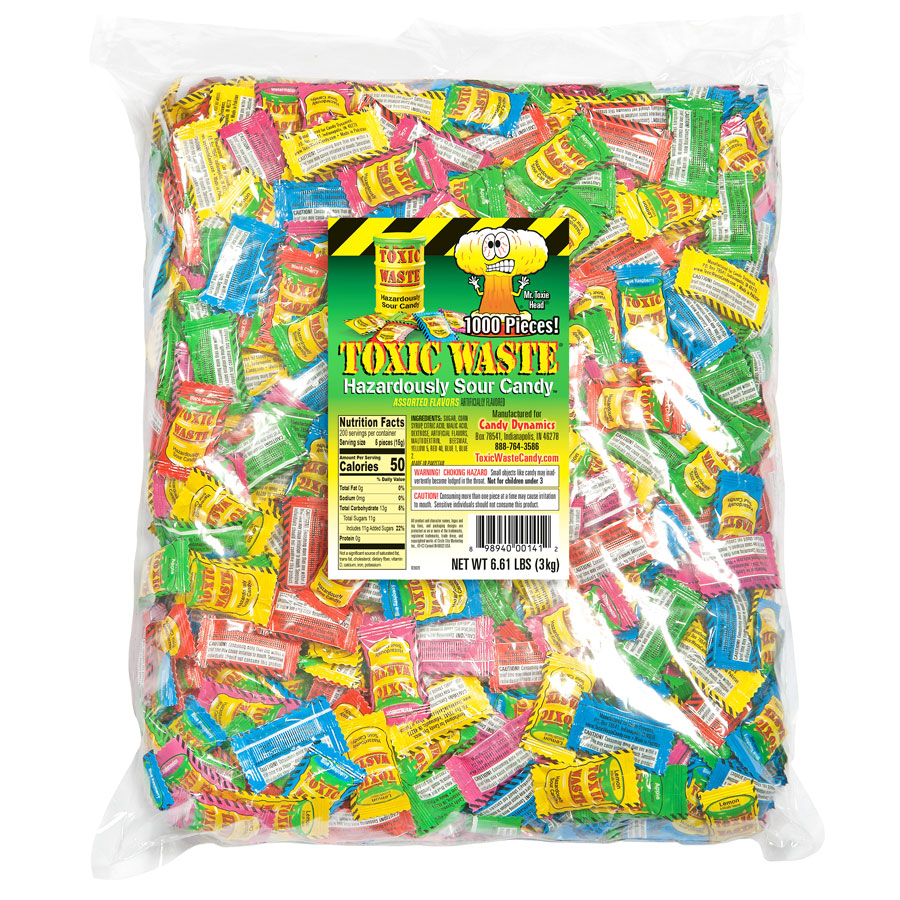 Bulk Toxic Waste Hazardous Sour Candy