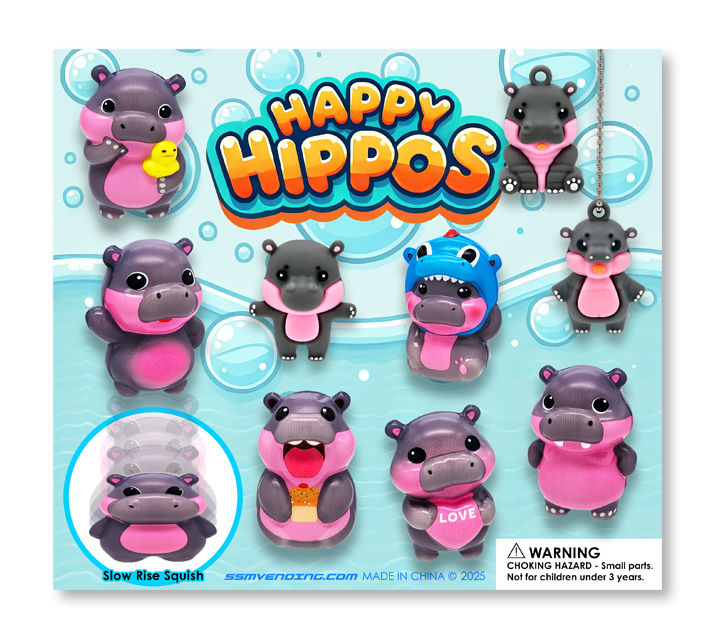HIPPOPPrincess MnetPlus イベント当選品 Hippo Mix Vending Capsules (2 inch) 250 ct | Candymachines.com