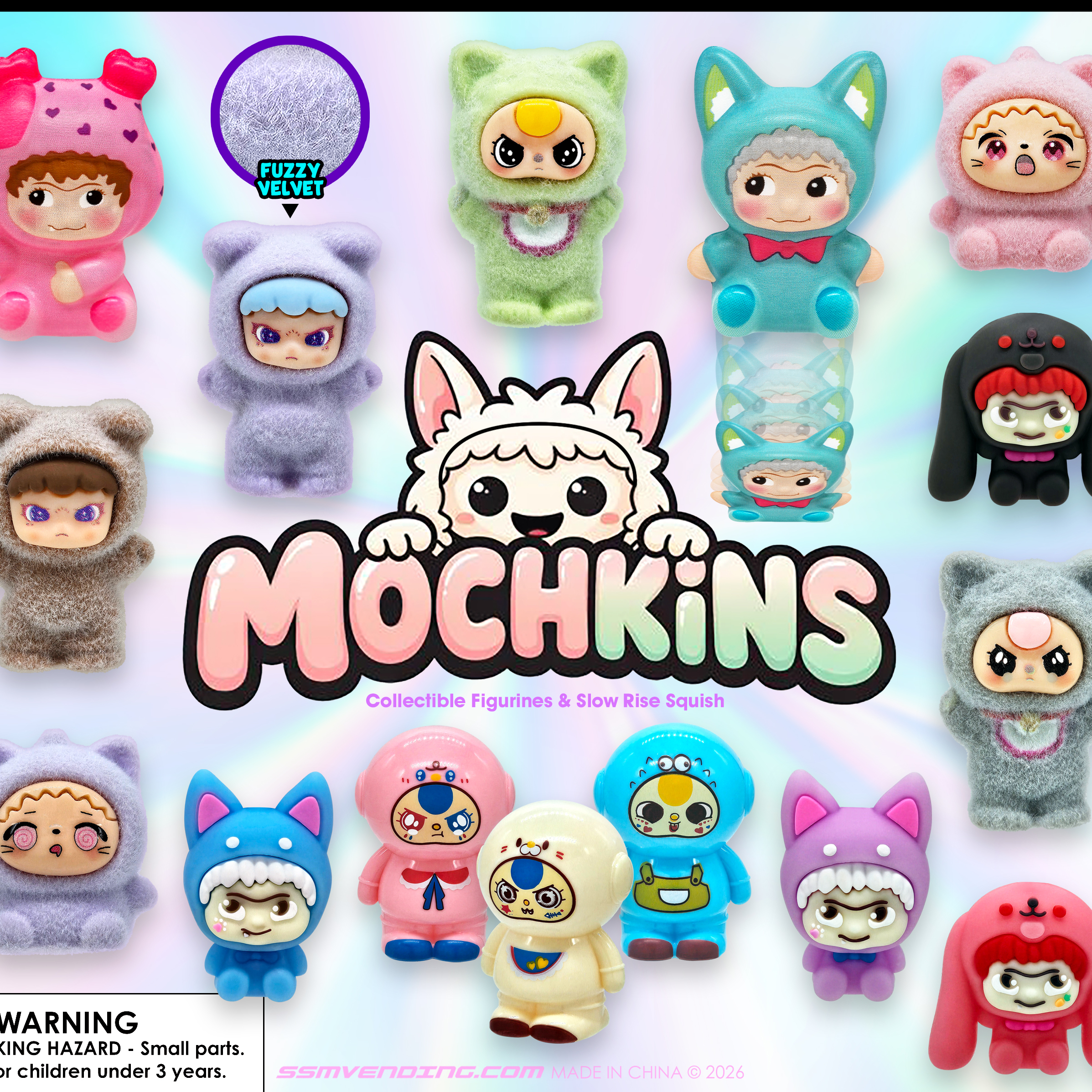 Mochkins Mix Vending Capsules (2 inch) 250 ct | Candymachines.com