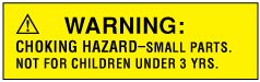 Choking Hazard Warning