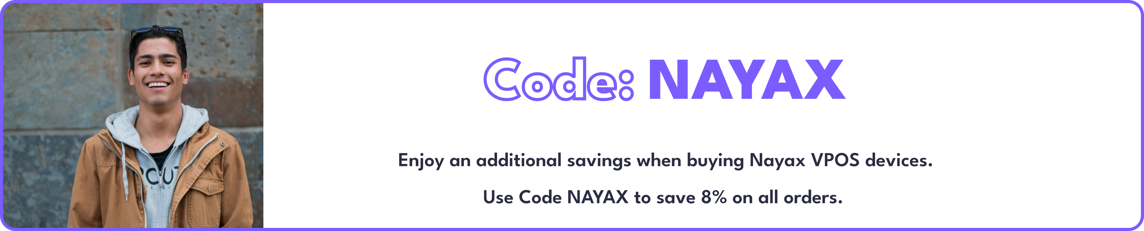 Save 8% on Nayax