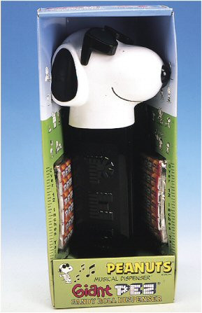 Pez Giant Peanuts Snoopy Joe Cool w/Music - CandyMachines.com