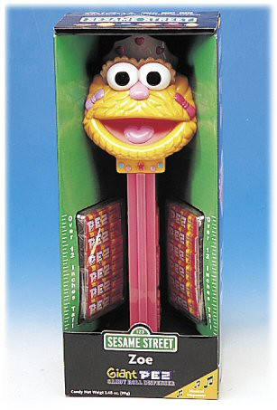 Pez Giant Sesame Street Zoe Musical - CandyMachines.com