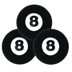 12 Pool Billiard 8 Ball Rubber Bouncy Super Balls Party Favors ~1in (27mm)