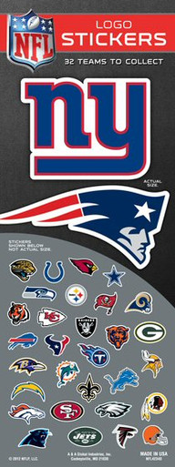 NFL Decal Sticker Football Shape Design Licensed Choose from all 32 Teams