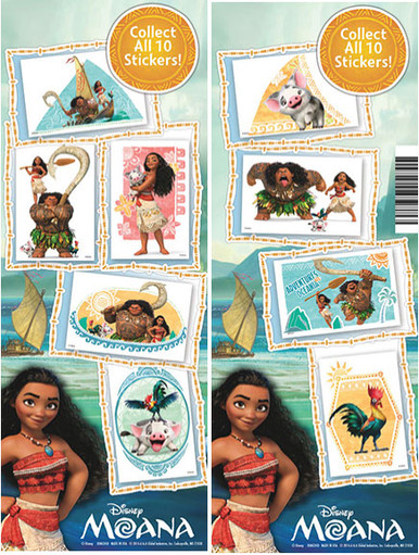 Disney Moana Vending Stickers - CandyMachines.com