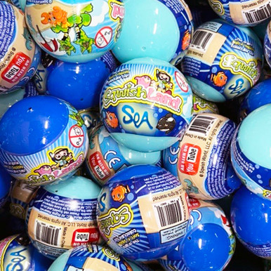 Sqwishland Sea 2-inch Surprise Toy Capsules (250 ct