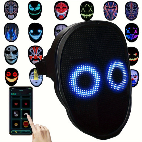 FINE LINE TRANSFORMING LIGHT FACE LED CUSTOMIZABLE MASK