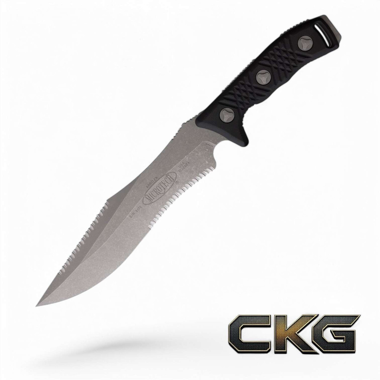 Microtech Arbiter Apocalyptic Full Serrated Knife