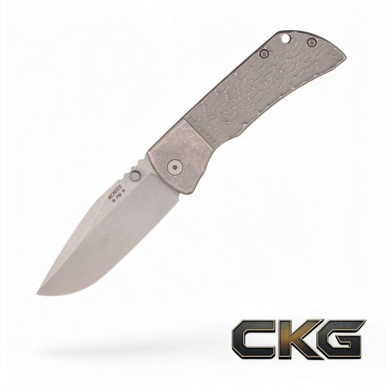 McNees Knives Mac 2 3.5 Spearpoint Blade | Jigged Bolster