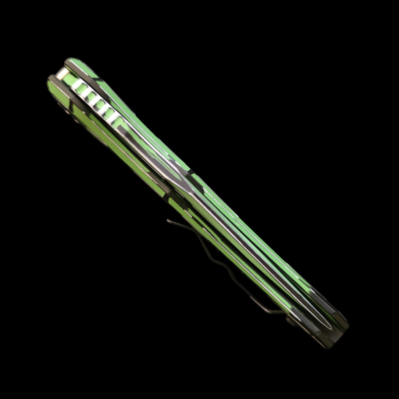 Heretic Knives Wraith Auto Bowie: Toxic Green