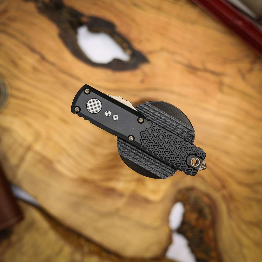 MICROTECH UTX-85 Gen IV Jedi Master Full Serrated Green