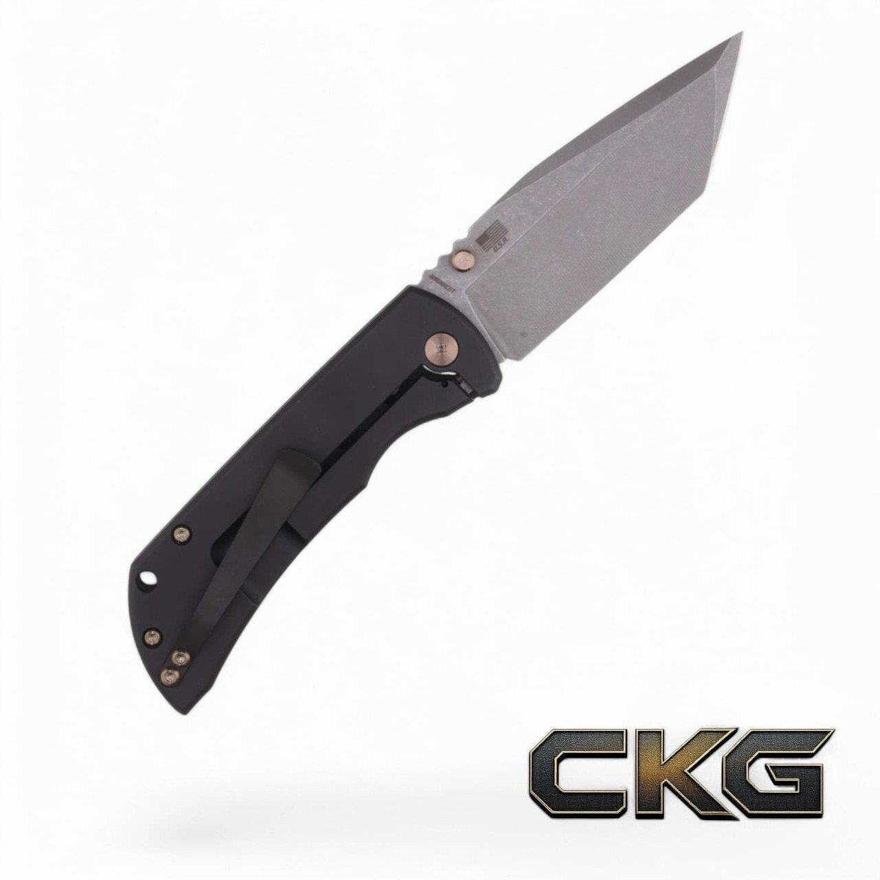 McNees Knives Mac 2 3.5 | Blackout Speedhole Tanto Bronze
