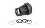 YHM MINI QD MUZZLE BRAKE 9MM 5/8"-24 RSR|YHM-3109-1MB-24A