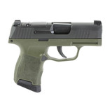 SIG P365 9MM 3.1" 10RD GRN/BLK OR