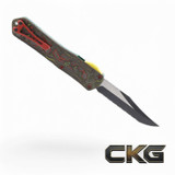 Heretic Knives Manticore X Bounty Hunter 3.75" Bowie Full Serrated H030B-14C-BOUNTY