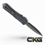 Heretic Knives Manticore E DE DLC Standard Black Tactical H028F-6A-T Cajun Knife And Gear