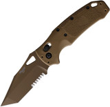 HOGUE K320 M17 FOLDING KNIFE TANTO POINT 3.5" PVD COYOTE TAN FINISH 36363