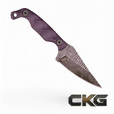 Stroup Knives Mini1 Purple G-10 MINI1-PURPLE-G10 Cajun Knife And Gear