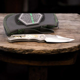 Heretic Knives Wraith V4 Custom Mammoth Tusk Inlays S/N 008 WV4Custom008