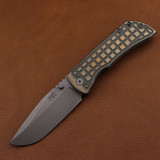 McNees Knives MAC2 3.5- Green Bronze Two-tone Frag MAC2 3.5- Green Bronze Two Tone