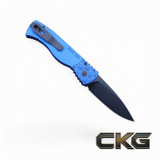 ProTech Tactical Response 2 - NEXUS textured blue handle DLC Black T206-NEXUS Blue Cajun Knife And Gear
