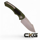 Heretic Knives Pariah SE Bead Blast Standard OD Green Handle H048-3A-GRN Cajun Knife And Gear