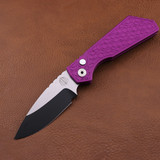ProTech Strider PT+ Purple GRIDLOCK handle 2-tone DLC/Satin Magnacut Blade 2024 PT+ Custom 008 2024-PT-Custom-008