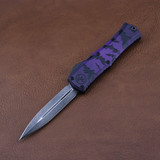 Microtech Hera II Mini Double Edge Signature Series Bats STD 1702M-1 HWBAS 1702M-1 HWBAS