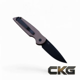ProTech TR-3 Tactical Response 3 Point Blade Auto FDE brown Handle with grooves Black Blade TR-3 BT-FDE Cajun Knife And Gear
