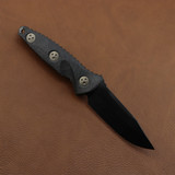 Microtech Socom Alpha Mini Single Edge DLC Carbon Fiber SIGNATURE SERIES 113M-1DLCCFS 113M-1DLCCFS