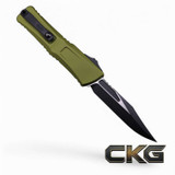 Microtech Combat Troodon GEN III Bowie Black OD Green 1146-1OD Cajun Knife And Gear