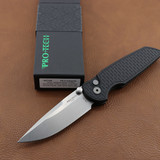 Pro-Tech TR-3 Integrity Thumbstud Manual Relic Black Stonewash INT105 INT105.