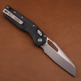 Microtech MSI Tri-Grip Black Apocalyptic Partial Serrated 210T-12APPMBK 210T-12APPMBK