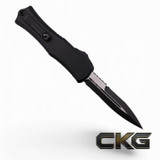 Microtech Hera II Mini Bayonet Tactical Partial Serrated 1701M-2T Cajun Knife And Gear