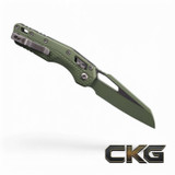 Microtech MSI Vintage Green Cerakote Standard 210T-1PMCVG Cajun Knife And Gear