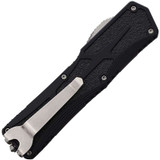 Heretic Knives Auto Colossus OTF Tanto Partial Serrate Black H040-2B
