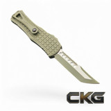 Microtech Hera Hellhound Frag Forest Green 919-1FRCFTS Cajun Knife And Gear