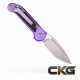 MICROTECH LUDT GEN III APOCALYPTIC PART SERRATE PURPLE HANDLE 1135-11APPU