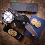 ProTech TR-3 Integrity Reptile Texture Stonewashed Blade INT105-REPTILE