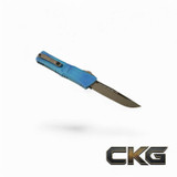 Microtech Knives Combat Troodon Gen III Apocalyptic Standard Marbled Blue 1143-10MBL Cajun Knife And Gear